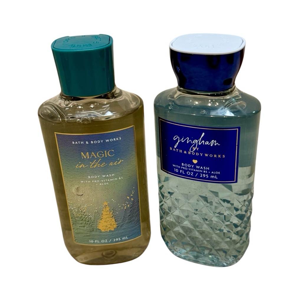 Bath & Body Works Lot of 2 Gingham & Magic in the Air Body Wash New